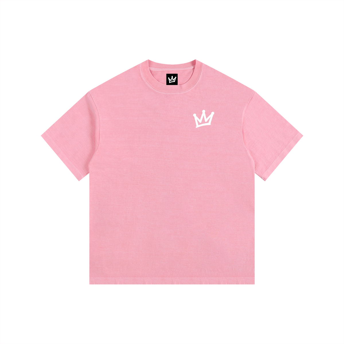 CAUGHT UP - More Than Tough Washed Rose Boxy Tee
