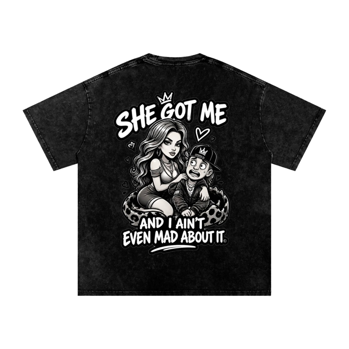 streetwear,caught,up,comic,tee,graphic,oversized,she,got,me,heavyweight,cotton,vintage,wash