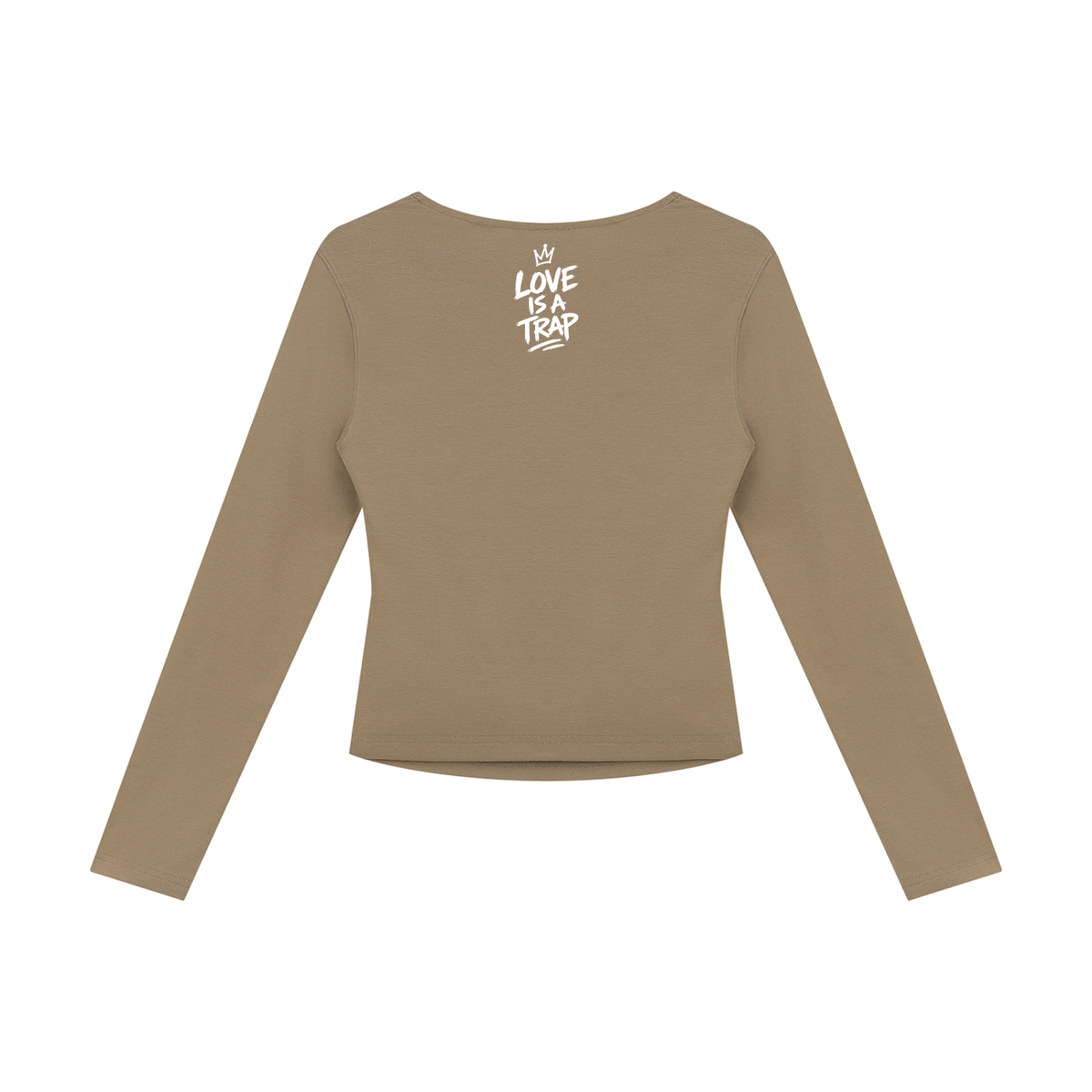 streetwear,womens,ruched,top,caught,up,square,neck,long,sleeve,love,is,a,trap,femme,fatale