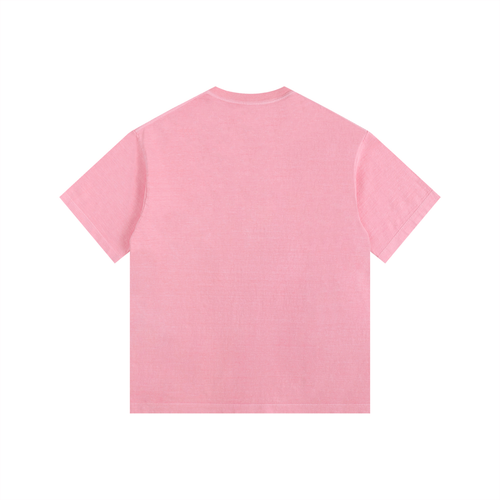 CAUGHT UP - More Than Tough Washed Rose Boxy Tee