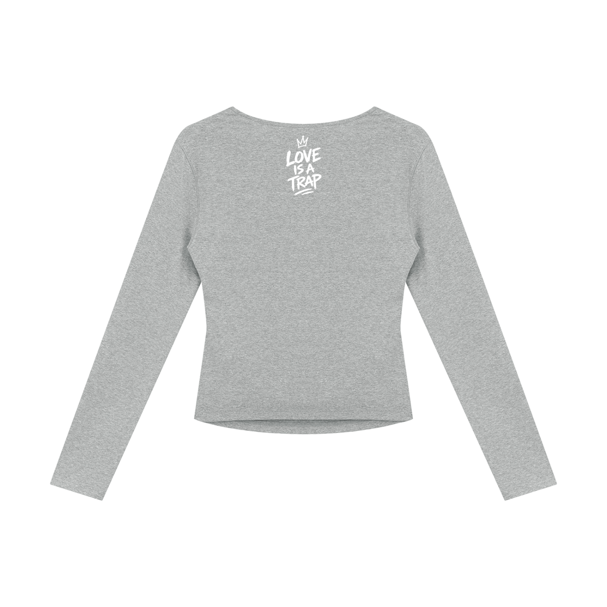 streetwear,womens,ruched,top,caught,up,square,neck,long,sleeve,love,is,a,trap,femme,fatale
